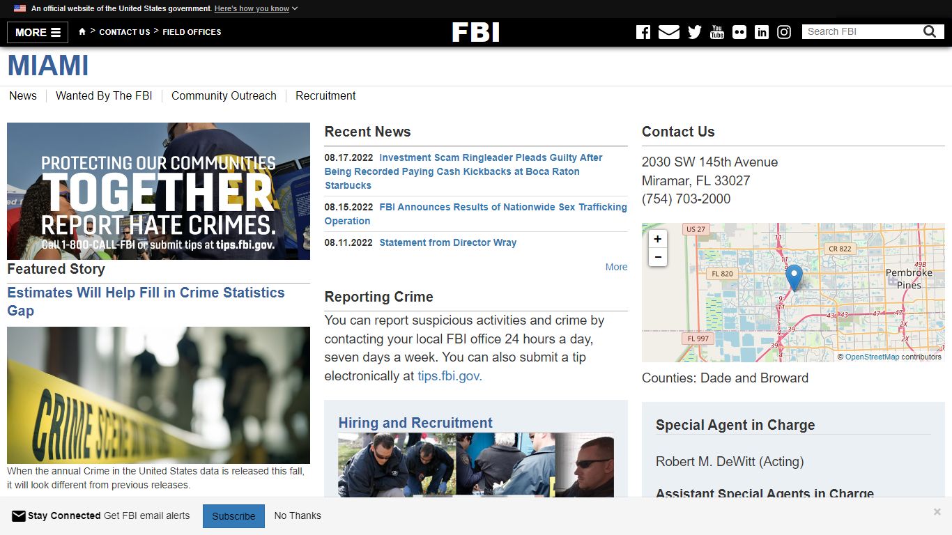 Miami — FBI - Federal Bureau of Investigation